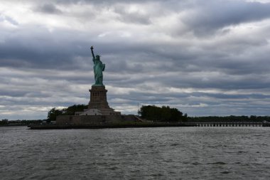 NEW YORK, NY - JUN 18: Statue of Liberty at Liberty Island in New York City, USA, as seen on June 18, 2022. 