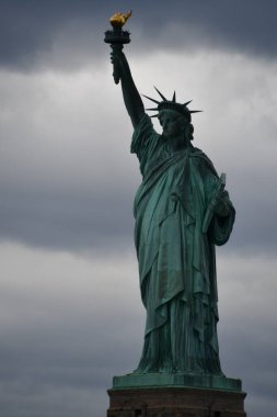 NEW YORK, NY - JUN 18: Statue of Liberty at Liberty Island in New York City, USA, as seen on June 18, 2022. 