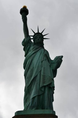 NEW YORK, NY - JUN 18: Statue of Liberty in New York City, USA, as seen on June 18, 2022. 
