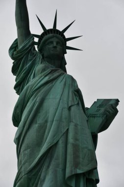 NEW YORK, NY - JUN 18: Statue of Liberty in New York City, USA, as seen on June 18, 2022. 