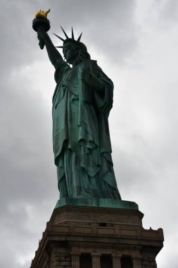 NEW YORK, NY - JUN 18: Statue of Liberty in New York City, USA, as seen on June 18, 2022. 