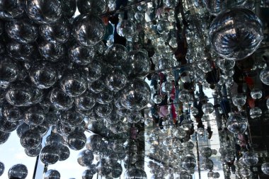 NEW YORK, NY - JUN 19: Affinity room at The Summit observation deck at One Vanderbilt in Manhattan, New York City, as seen on June 19, 2022.