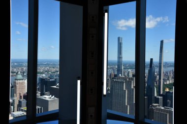 NEW YORK, NY - JUN 19: The Summit observation deck at One Vanderbilt in Manhattan, New York City, as seen on June 19, 2022.