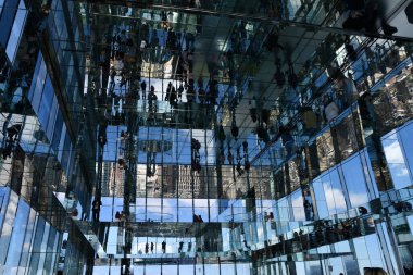 NEW YORK, NY - JUN 19: Transcendence room at The Summit observation deck at One Vanderbilt in Manhattan, New York City, as seen on June 19, 2022.