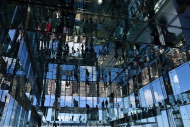 NEW YORK, NY - JUN 19: Transcendence room at The Summit observation deck at One Vanderbilt in Manhattan, New York City, as seen on June 19, 2022.
