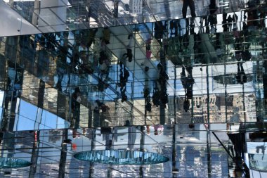 NEW YORK, NY - JUN 19: Transcendence room at The Summit observation deck at One Vanderbilt in Manhattan, New York City, as seen on June 19, 2022.
