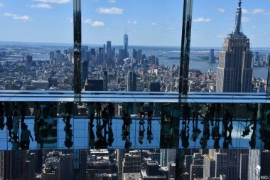 NEW YORK, NY - JUN 19: Transcendence room at The Summit observation deck at One Vanderbilt in Manhattan, New York City, as seen on June 19, 2022.
