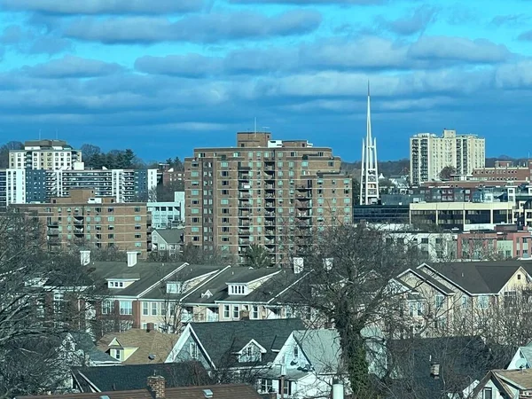 Stamford Dec Άποψη Του Stamford Κονέκτικατ Όπως Φαίνεται Στις Δεκεμβρίου — Φωτογραφία Αρχείου