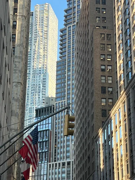 Manhattan Dec Wolkenkrabbers Manhattan New York Gezien December 2022 — Stockfoto