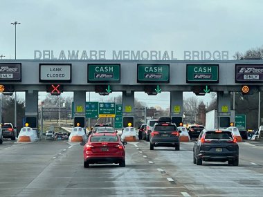 23 Aralık 2022 'de ABD' de Delaware Memorial Köprüsü 'nde görüldü..