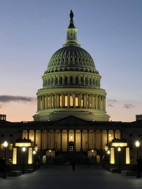 WASHINGTON DC - DEC 23: The US Capitol in Washington DC, as seen on December 23, 2022.