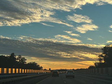 Sunset in the state of Florida, USA