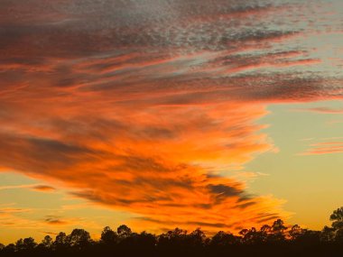 Sunset in the state of Florida, USA
