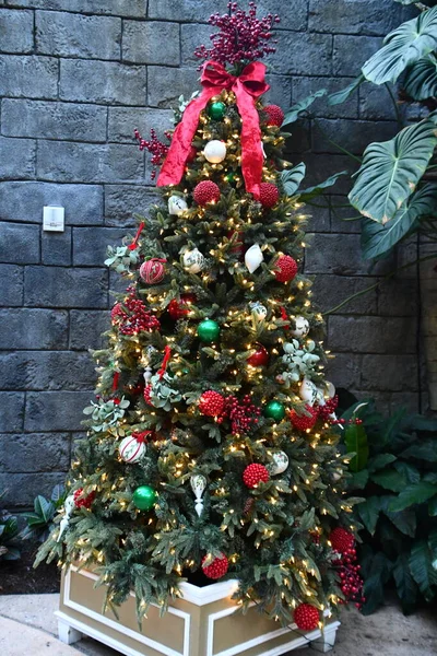 Kissimmee Dec Christmas Decor Gaylord Palms Resort Convention Center Kissimmee — Stok fotoğraf