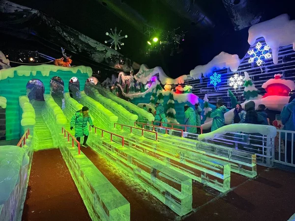 Kissimmee Dec Ice How Grinch Stole Christmas Show Gaylord Palms — Stock Photo, Image