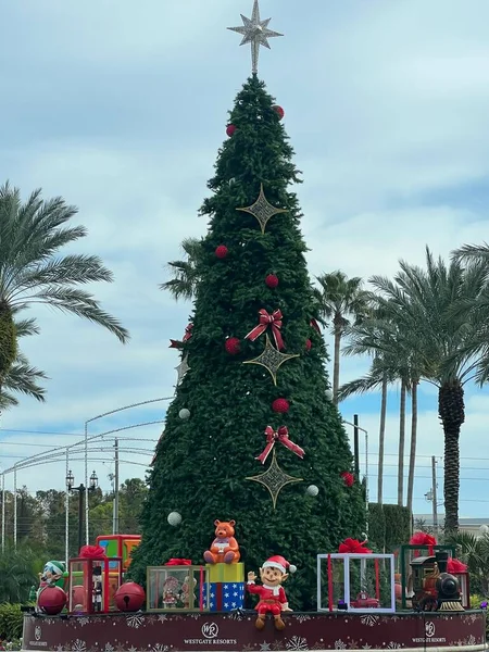 Orlando Dec Vánoční Ozdoba Westgate Lakes Resort Spa Orlandu Florida — Stock fotografie