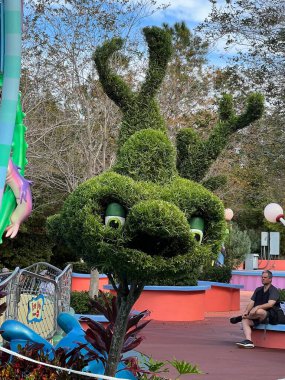 ORLANDO FL - DEC 30: Seuss Landing at Universal Islands of Adventure in Orlando, Florida, as seen on Dec 30, 2022.