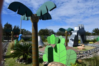 CYPRESS GARDENS FL - DEC 27: Peppa Pig Theme Park in Cypress Gardens, Florida, as seen on Dec 27, 2022.