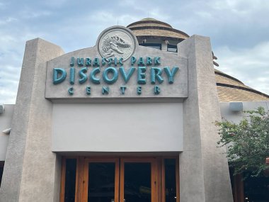 ORLANDO FL - DEC 30: Jurassic Park at Universal Islands of Adventure in Orlando, Florida, as seen on Dec 30, 2022.