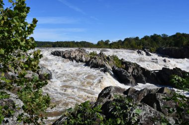 Great Falls Parkı, McLean Virginia 'daki Potomac Nehri' nde.