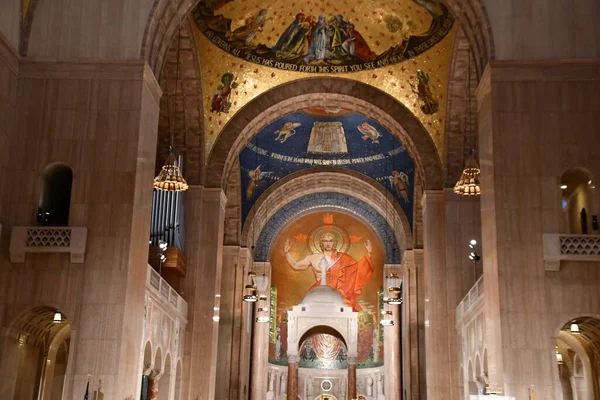 Washington Sep Basilica National Shrine Immaculate Conception Washington 2021 — 스톡 사진