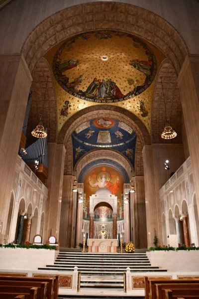 Washington Sep Basilica National Shrine Immaculate Conception Washington Seen Sep — Stock Photo, Image