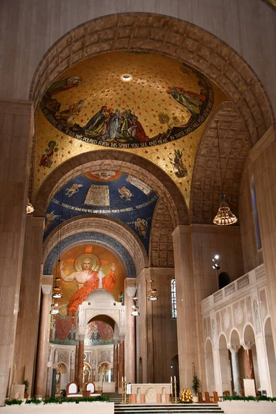 Washington Sep Basilica National Shrine Immaculate Conception Washington See Sep — стокове фото