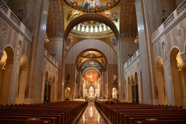 Washington Sep Basílica Del Santuario Nacional Inmaculada Concepción Washington Vista — Foto de Stock