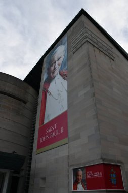 WASHINGTON DC - 25 Şubat 2021 'de Washington DC' deki Saint John Paul Ulusal Tapınağı.