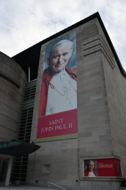 WASHINGTON DC - 25 Şubat 2021 'de Washington DC' deki Saint John Paul Ulusal Tapınağı.