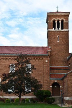 WASHINGTON DC - SEP 25: Capuchin Koleji - Washington DC 'deki Katolik Üniversitesi' nde St. Francis Friary, 25 Eylül 2021 'de görüldüğü üzere.