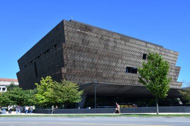 WASHINGTON DC - 26. SEP: 26 Eylül 2021 'de Washington DC' deki Ulusal Afro-Amerikan Tarih ve Kültür Müzesi.