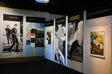 WASHINGTON DC - 26. SEP: 26 Eylül 2021 'de Washington DC' deki Smithsonian Ulusal Doğal Tarih Müzesi.