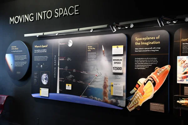 华盛顿特区 Sep 位于华盛顿特区的史密森国家航空航天博物馆 2021年9月25日展出 — 图库照片