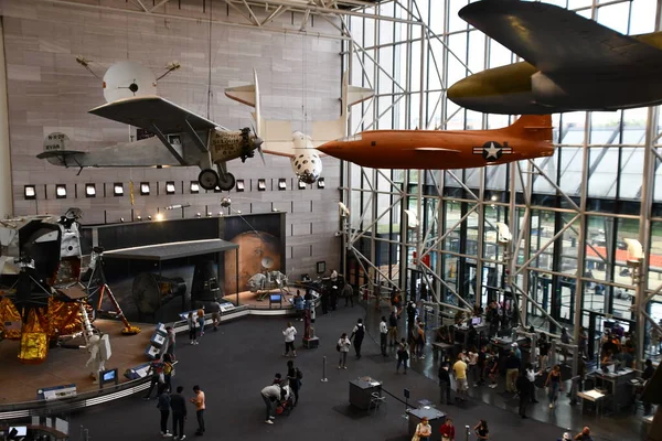 Washington Settembre Smithsonian National Air Space Museum Washington Visto Settembre — Foto Stock