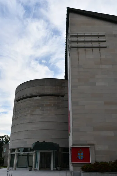 华盛顿 Sep 2021年9月25日在华盛顿特区看到的圣约翰 保罗二世国家神龛 — 图库照片