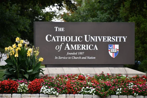 Washington Sep Det Katolska Universitetet Washington Sett Den September 2021 — Stockfoto