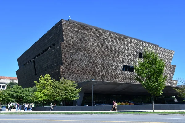 华盛顿 Sep 位于华盛顿特区的非裔美国人历史和文化国家博物馆 2021年9月26日建成 — 图库照片