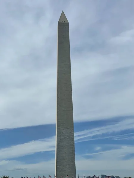 Ουασινγκτον Sep Μνημείο Ουάσινγκτον Στην Ουάσιγκτον Όπως Φαίνεται Στις Σεπτεμβρίου — Φωτογραφία Αρχείου