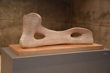 NEW HAVEN CT - 4 Şubat 2023 'te New Haven, Connecticut' taki Yale Üniversitesi 'nde görülen İngiliz Sanat Merkezi.