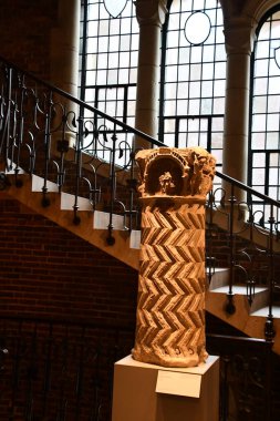 NEW HAVEN CT - 4 Şubat 2023 'te New Haven, Connecticut' taki Yale Üniversitesi Sanat Galerisi.