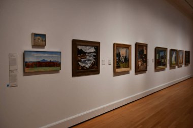 NEW HAVEN CT - 4 Şubat 2023 'te New Haven, Connecticut' taki Yale Üniversitesi Sanat Galerisi.