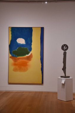 NEW HAVEN CT - 4 Şubat 2023 'te New Haven, Connecticut' taki Yale Üniversitesi Sanat Galerisi.