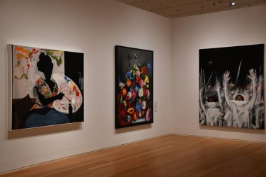 NEW HAVEN CT - 4 Şubat 2023 'te New Haven, Connecticut' taki Yale Üniversitesi Sanat Galerisi.