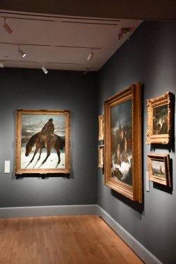 NEW HAVEN CT - 4 Şubat 2023 'te New Haven, Connecticut' taki Yale Üniversitesi Sanat Galerisi.