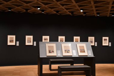 NEW HAVEN CT - 4 Şubat 2023 'te New Haven, Connecticut' taki Yale Üniversitesi Sanat Galerisi.