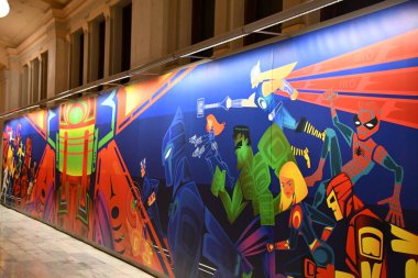 NEW YORK NY - 18 Mart 2023 'te New York' taki Smithsonian Amerikan Yerlileri Ulusal Müzesi.