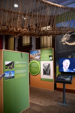 NEW YORK NY - 18 Mart 2023 'te New York' taki Smithsonian National Museum of the American Indian 'daki Hayalgücü Faaliyet Merkezi.