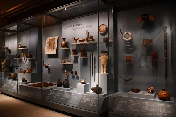 New Mar Infinity Nations Exhibit Smithsonian National Museum American Indian — 스톡 사진