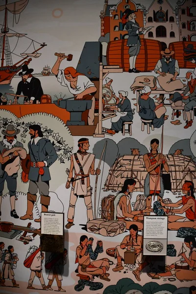 Martie Expoziția Nativă Din New York Muzeul Național Smithsonian Indiei — Fotografie, imagine de stoc